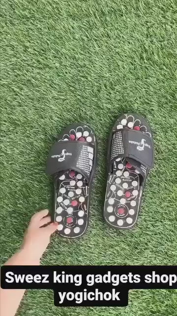 Acupressure and Magnetic Therapy Paduka Slippers for Full Body Blood Circulation For Men and Women